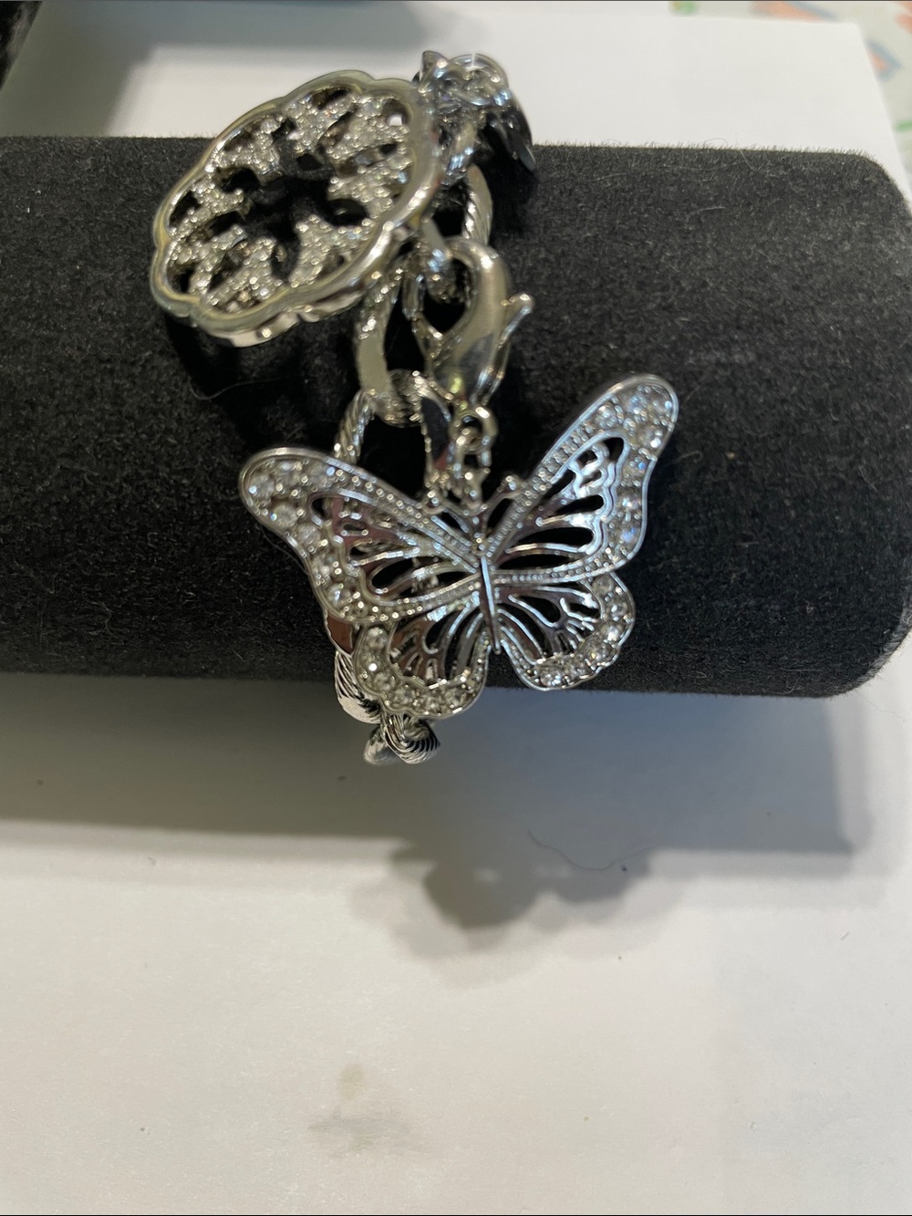 Charm - Silver Butterfly Bracelet